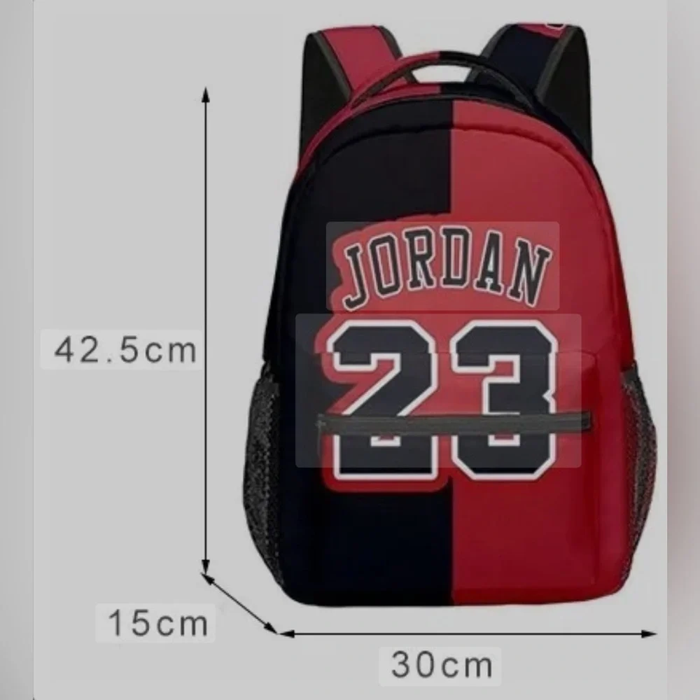 Jordan Backpack in Red and Black